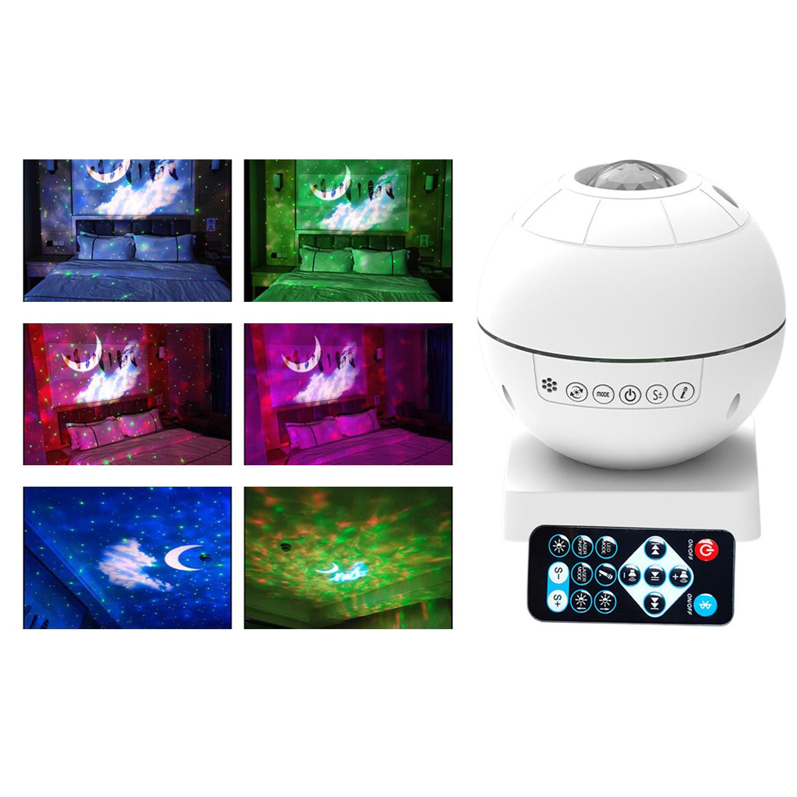 Galaxy Projector LED Bluetooth Music Speaker Sky Projection Room Kid Decor