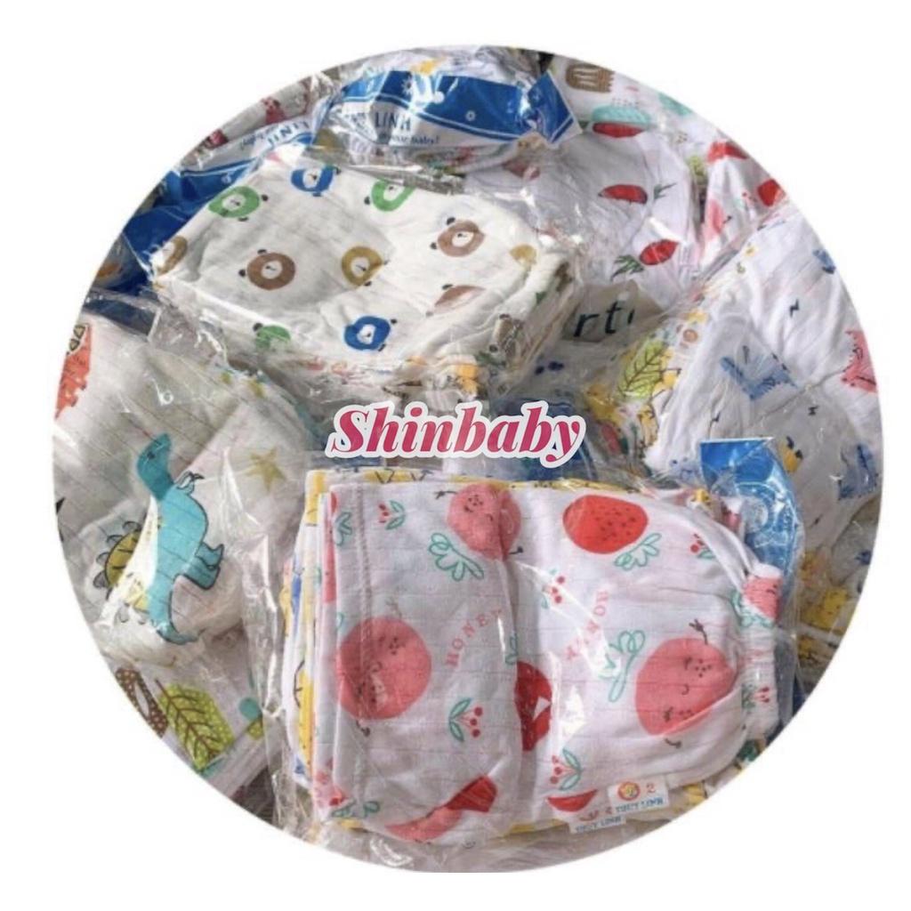 Set 5 quần đùi cotton giấy mỏng mát cho bé với nhiều họa tiết đáng yêu