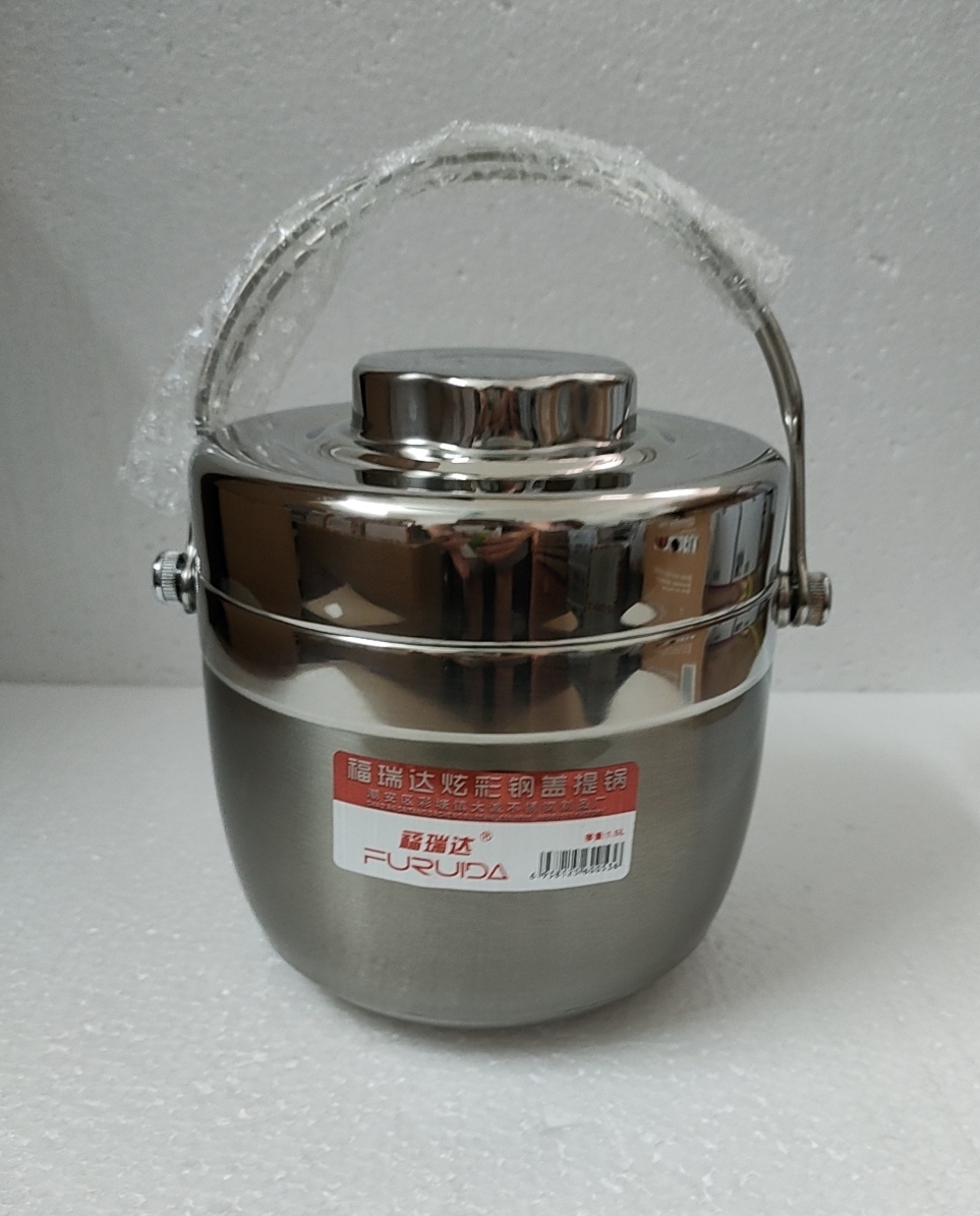 CẶP LỒNG TÁO INOX 304 CAO CẤP 2 NGĂN CÓ DUNG TÍCH 1,2L - 1,5L