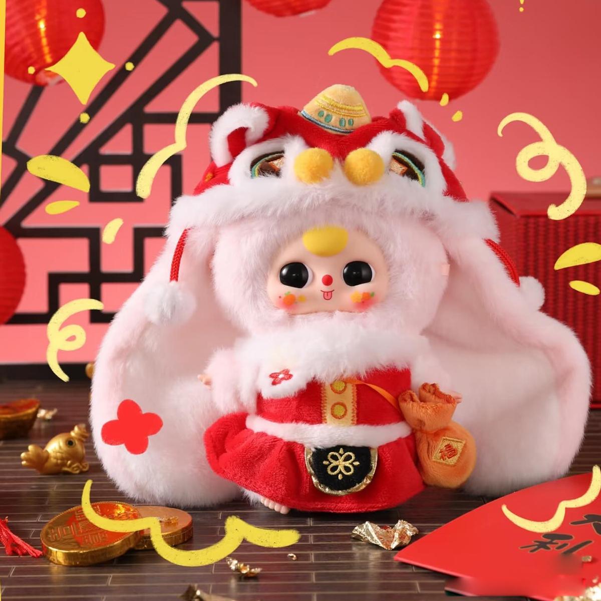 BabyThree Thú Bông Tết Ất Tỵ 2025 New Year A55 (Blindbox chính hãng)