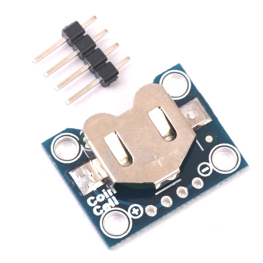 CR1220 battery holder Coin Cell Socket Mount Breakout Board Module 4 Pins