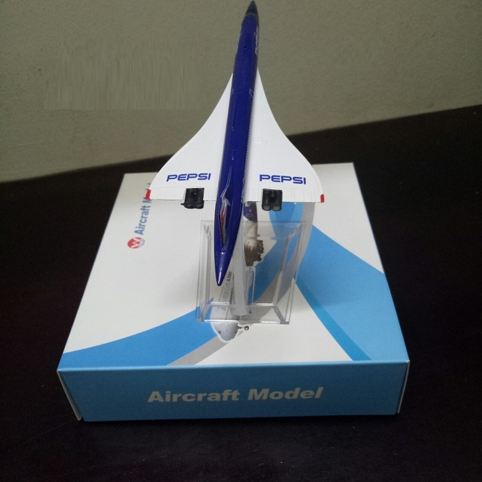 Mô hình máy bay tĩnh Concord Pepsi 16cm