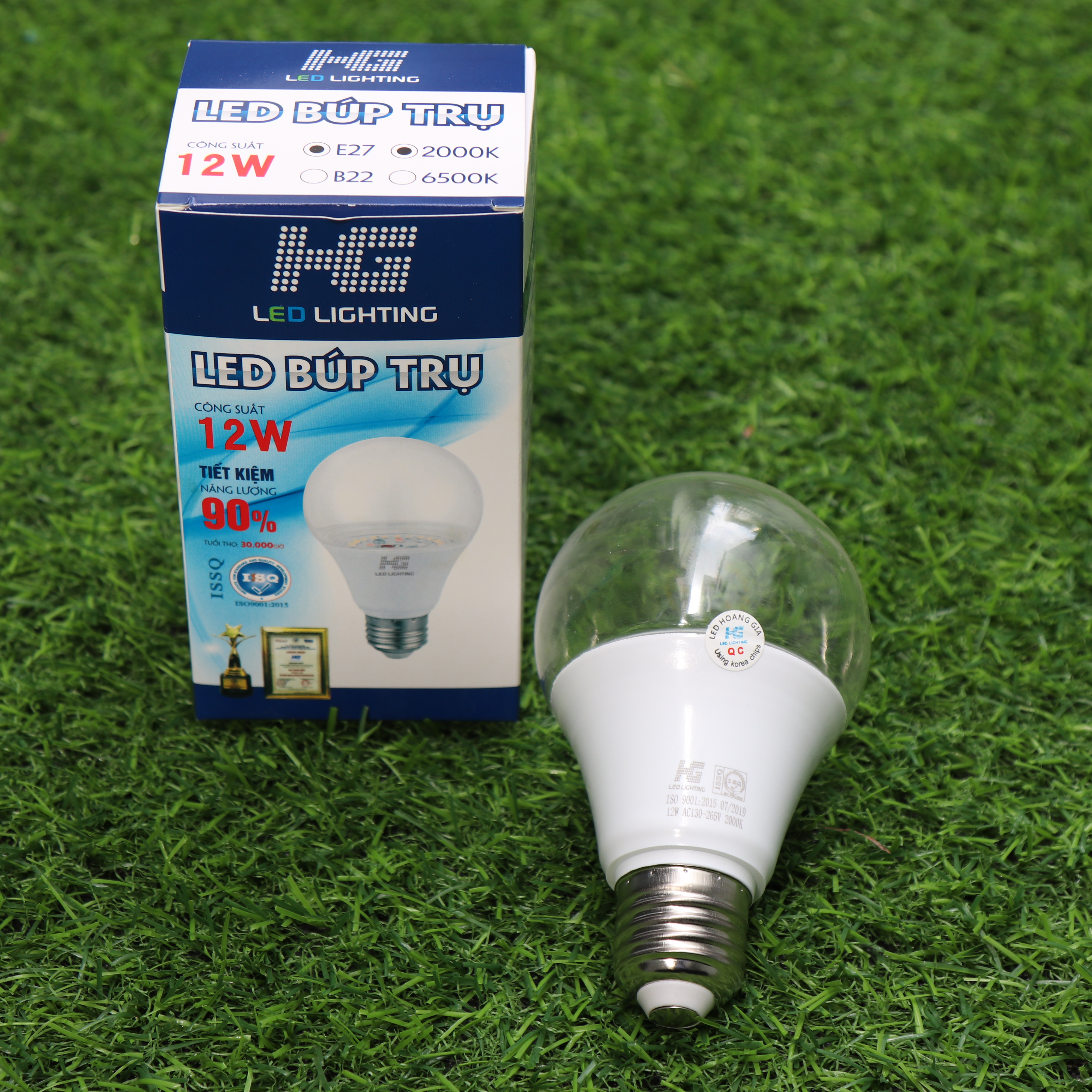 Bộ 5 Bóng Led Búp Nông Nghiệp 12W Ánh Sáng Vàng Giúp Tăng Năng Suất Cây Trồng