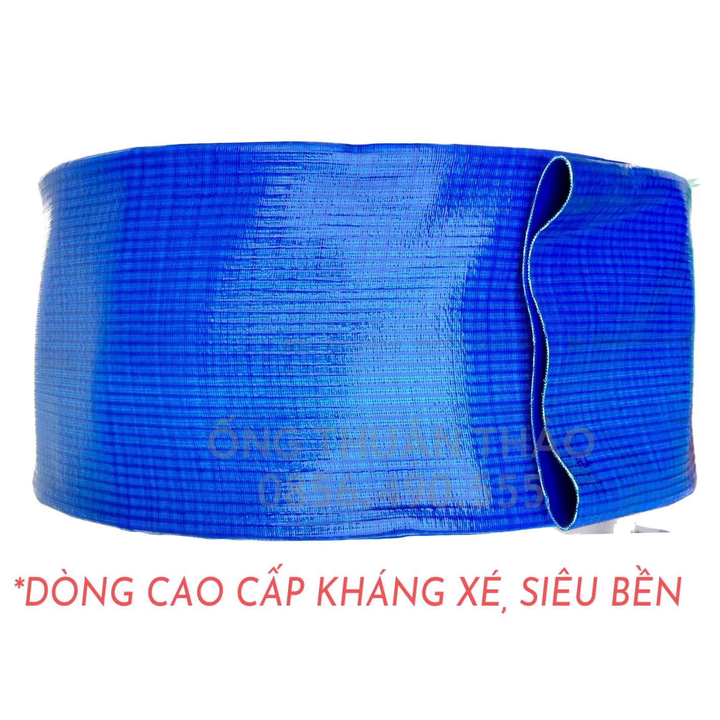 Ống bạt gân sần phi 200MM cuộn 20M - Ống bạt tải bùn cát sỏi bê tông THUẬN THẢO
