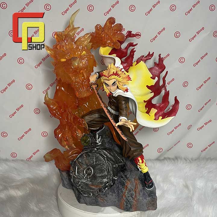 Mô hình Viêm Trụ Rengoku Led - Figure Rengoku thanh gươm hủy diệt