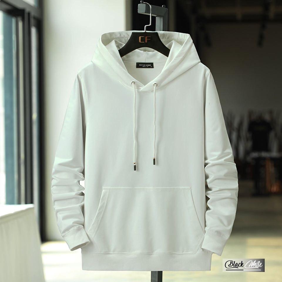 Áo Hoodie Nỉ trơn đơn giản cá tính