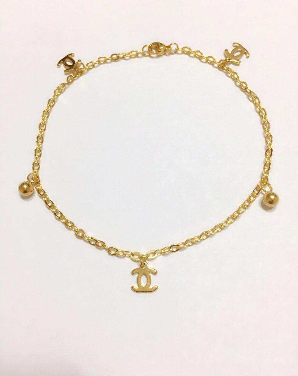 Lắc chân nữ mạ vàng 18k