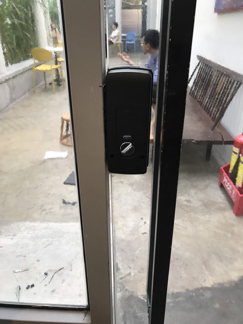 Khóa Thông Minh Cửa Kính Cường Lực Kaimi CK101 - Hàng Chính Hãng