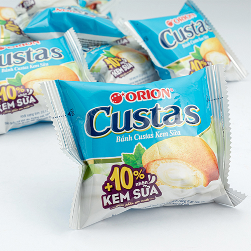 Bánh Custas Kem sữa hộp 12 gói