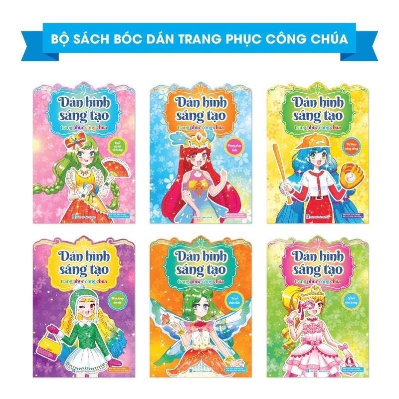 Sticker Dán Hình Công Chúa 16 Trang + 6 Tờ Sticker