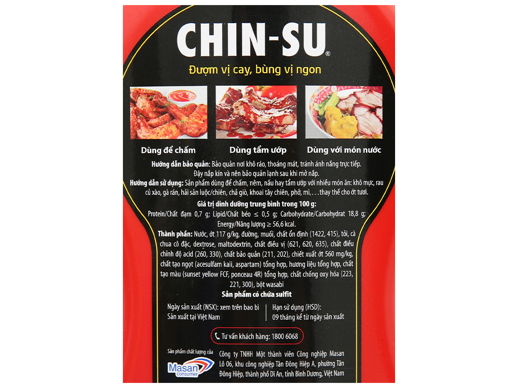 Tương ớt CHIN-SU chai 1kg