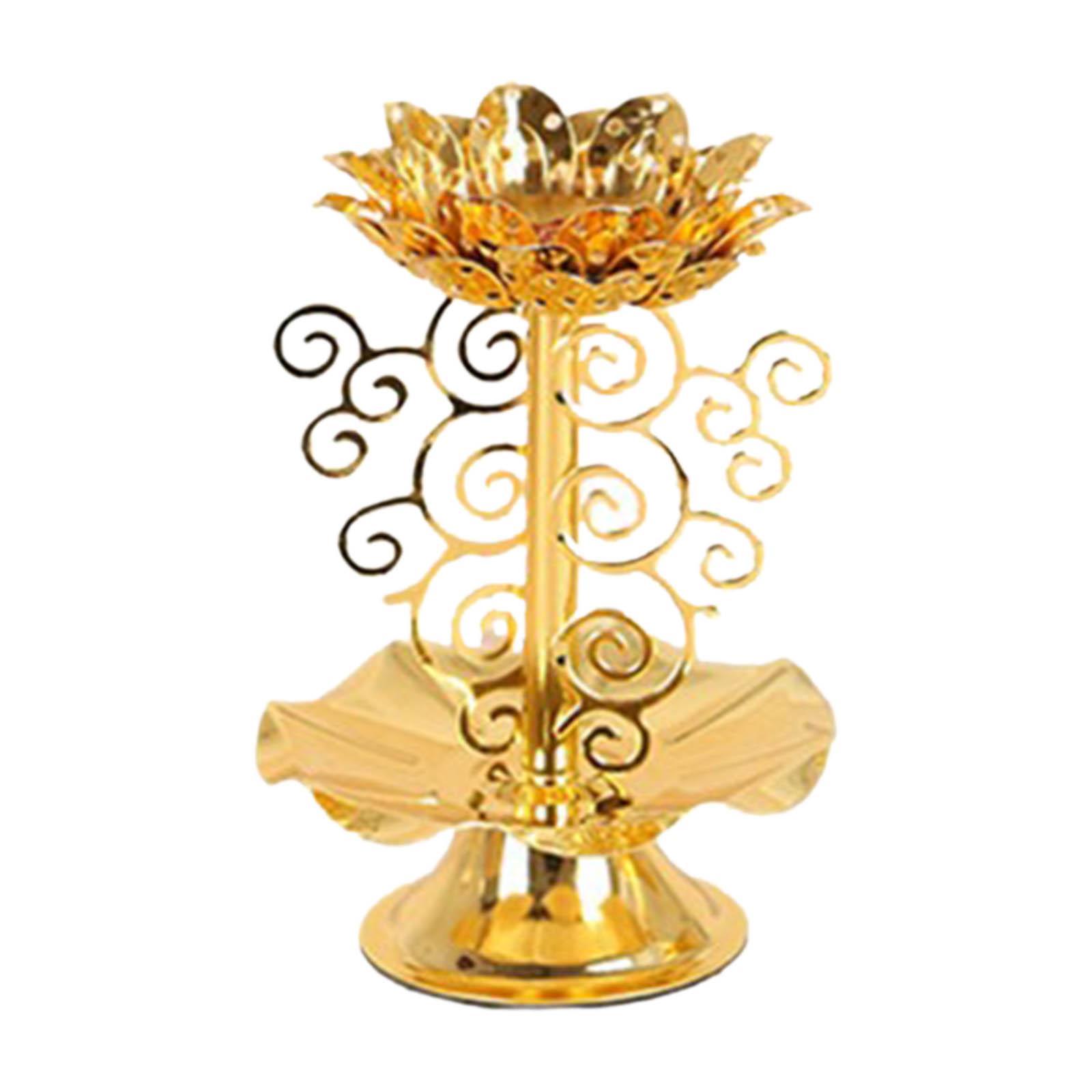 Ghee Lamp Holder Candle Holder Buddhist Altar Supplies Lotus Tibetan
