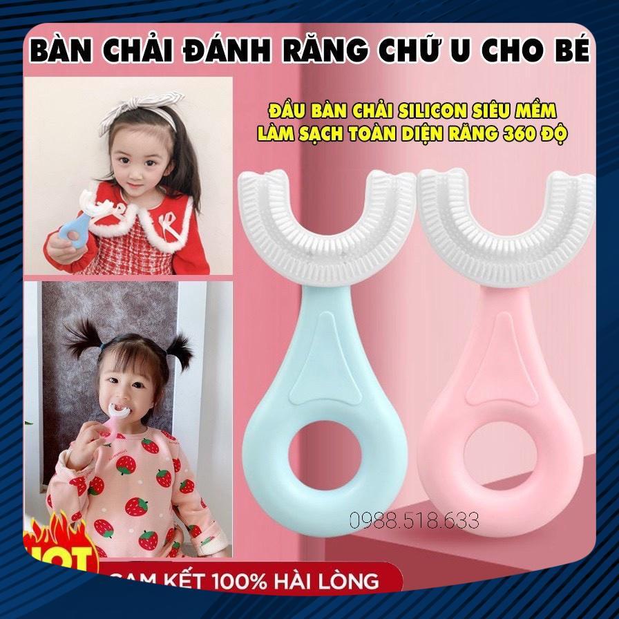 Bàn Chải Đánh Răng Chữ U tiện lơi cho bé từ 2-6 tuổi LONG THÀNH CÁ CẢNH