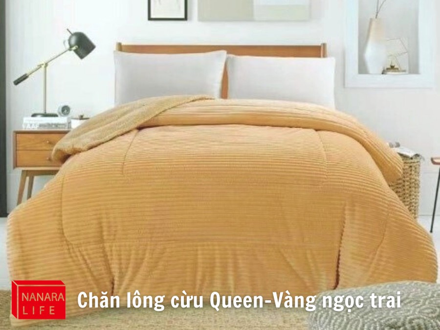 Chăn lông cừu QUEEN Nanara Life Nhật Bản- Nhập khẩu chính hãng