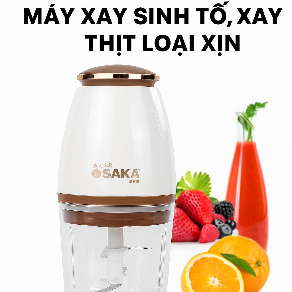 Máy Xaiy Sinh Tố Saka Nhật Bản – Xay Được Thịt, Cua, Cá, Đá Viên Siêu Mạnh, đèn trang trí