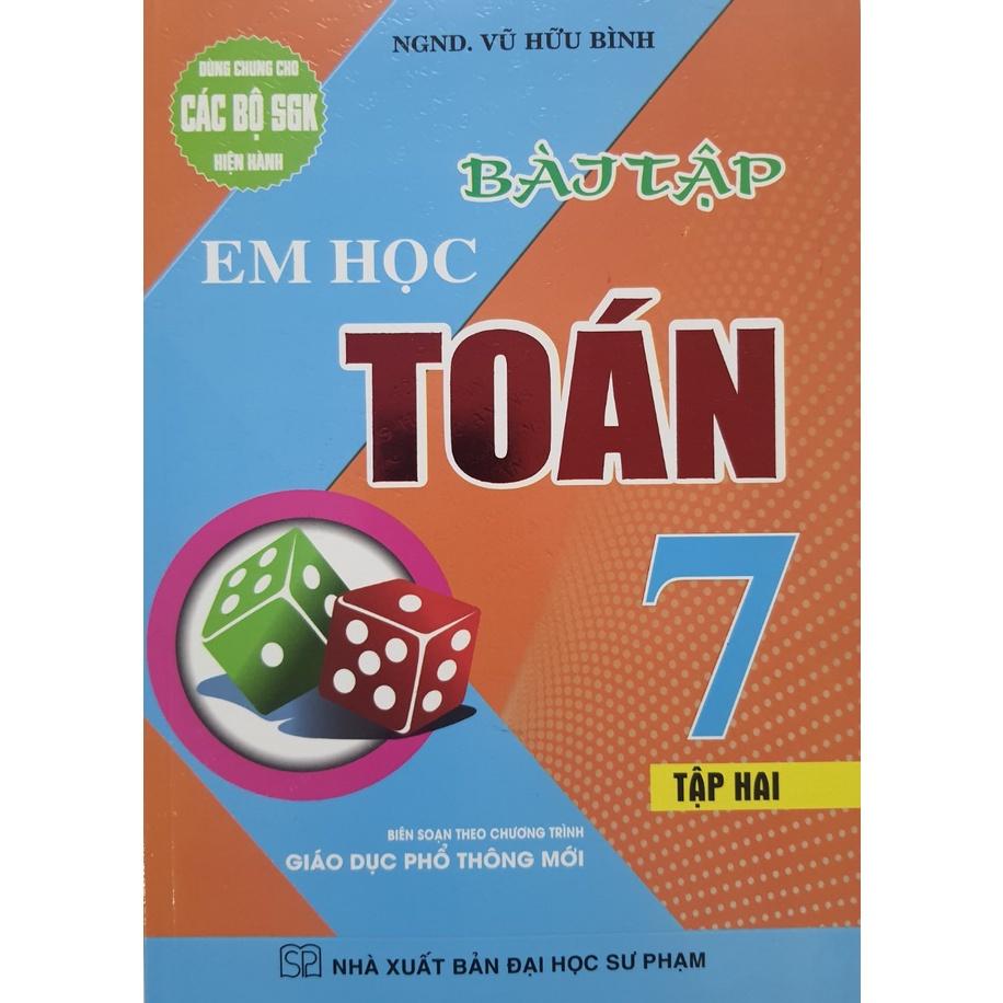 Sách - Combo Bài Tập Em Học Toán Lớp 7 - Dùng Chung Cho Các Bộ SGK Mới Hiện Hành HA-MK