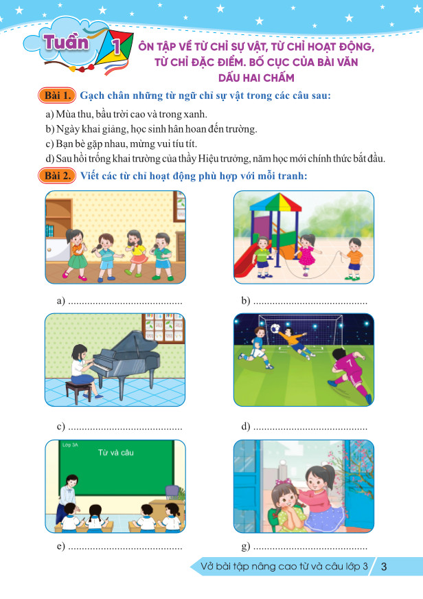 Sách - Vở Bài Tập Nâng Cao Từ Và Câu Lớp 3 - Biên Soạn Theo Chương Trình GDPT Mới - Bộ Cánh Diều - Ndbooks