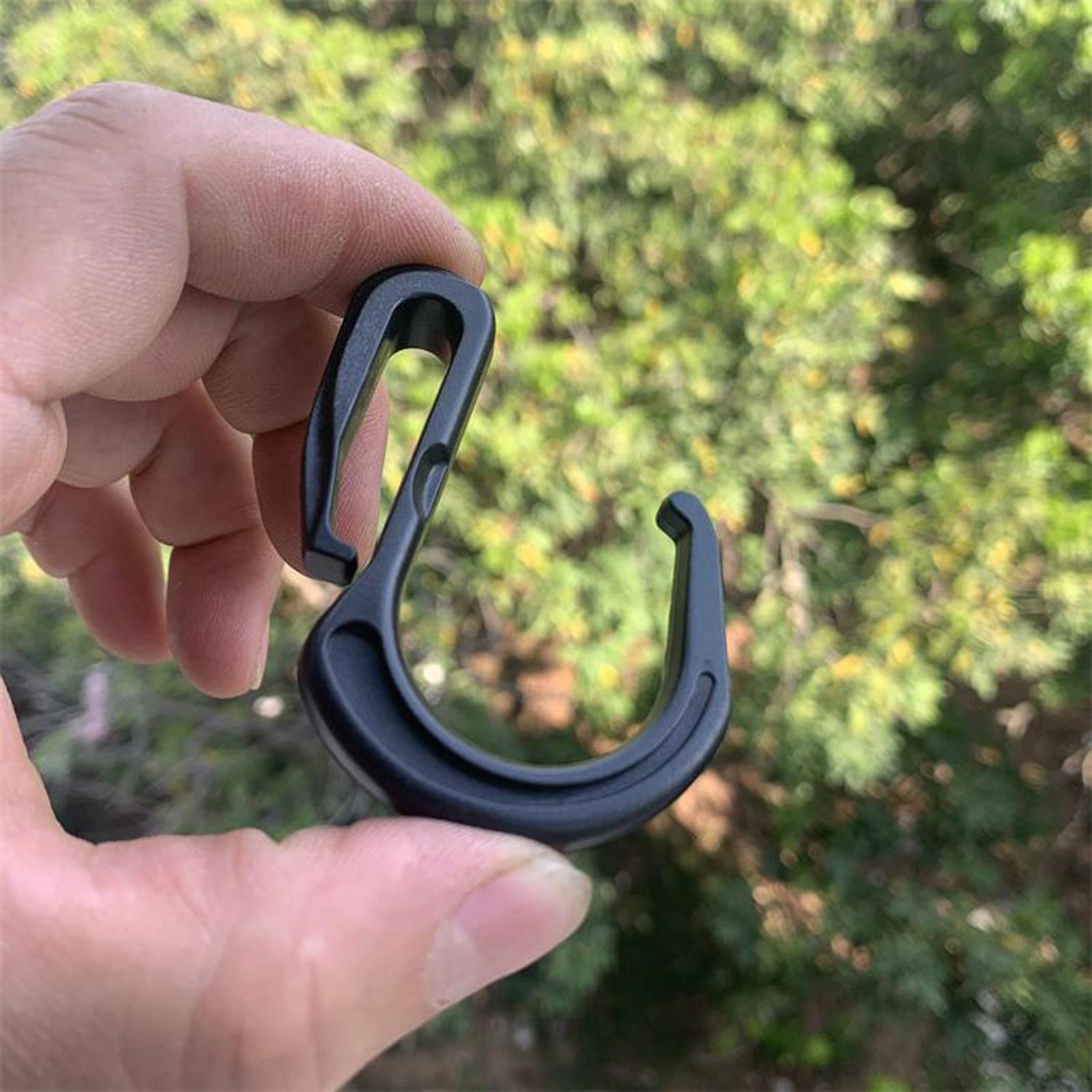 Outdoor Strap Hook Webbing Camping S-Shaped Holder Belt Carabiner Clip Sport