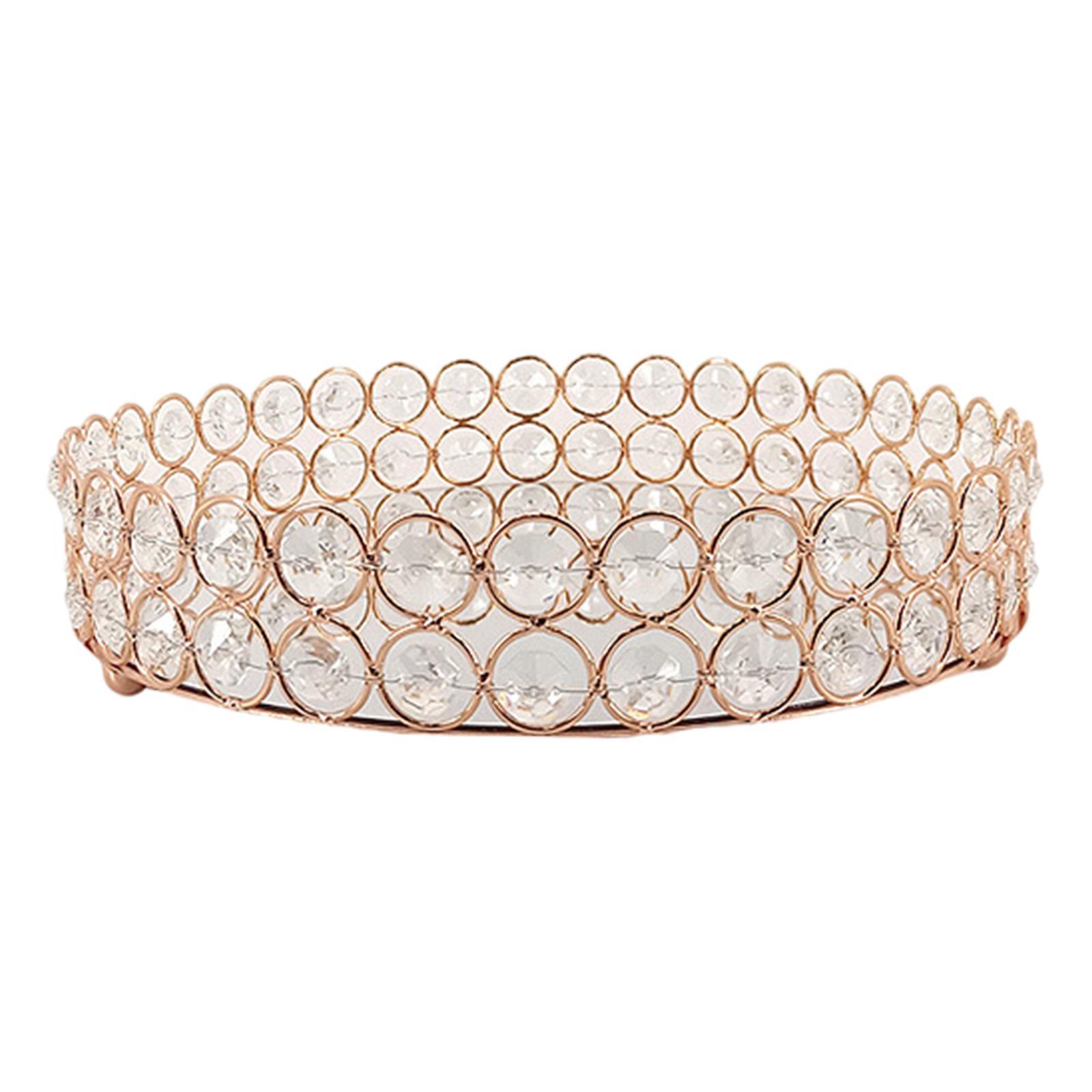 Mirror Vanity Tray Dresser Display Organizers Serving Tray