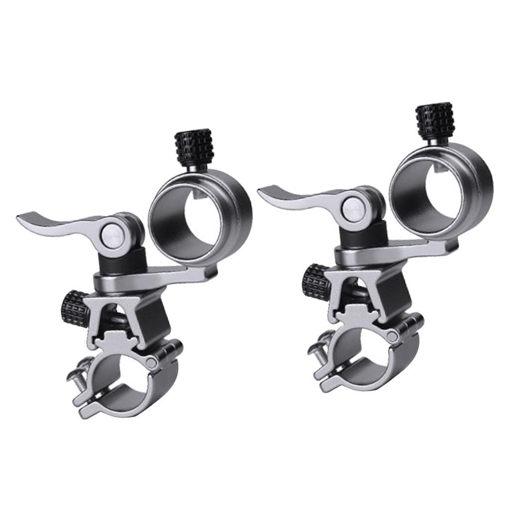 1 Pair Protable Fishing Umbrella Stand Holder Fishing Chair Mount Bracket Support for Outdoor Fishing Travel Hiking Camping