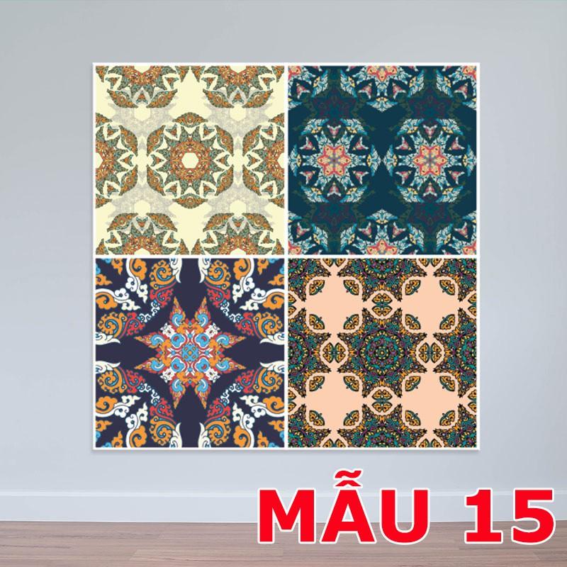 SẴN DECAL GẠCH BÔNG RETRO 36 Ô 20X20