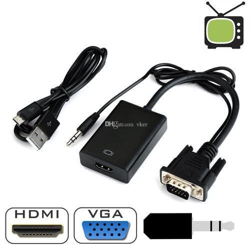 Cáp chuyển đổi từ VGA sang HDMI cáp VGA TO HDMI CÓ ÂM THANH