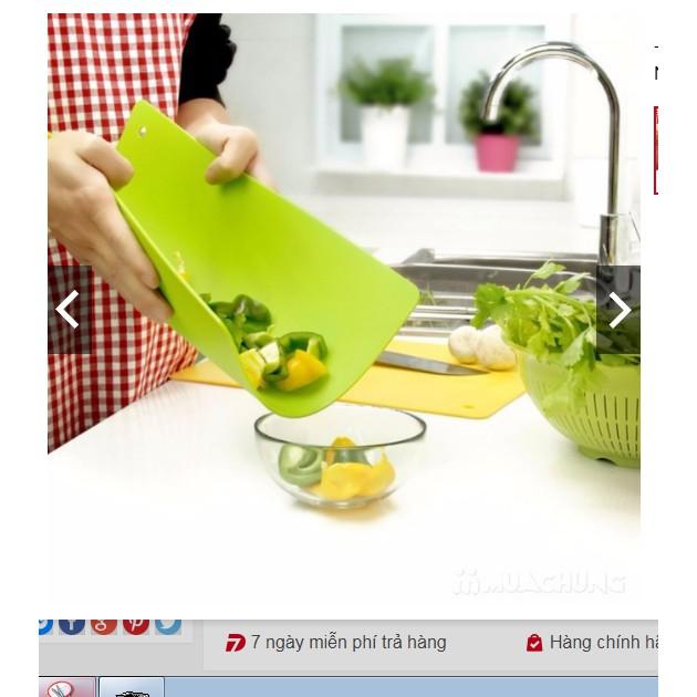 Thớt dẻo có móc treo siêu tiện lợi