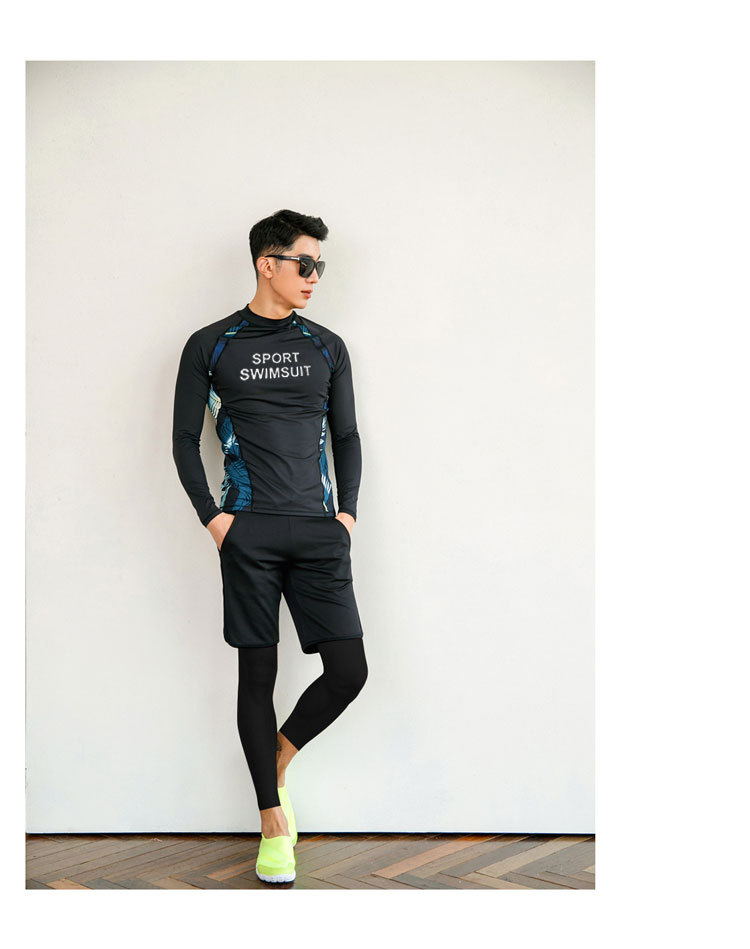 Đồ bơi cặp đôi dài tay nam nữ phong cách Hàn Quốc, bộ bơi chống nắng