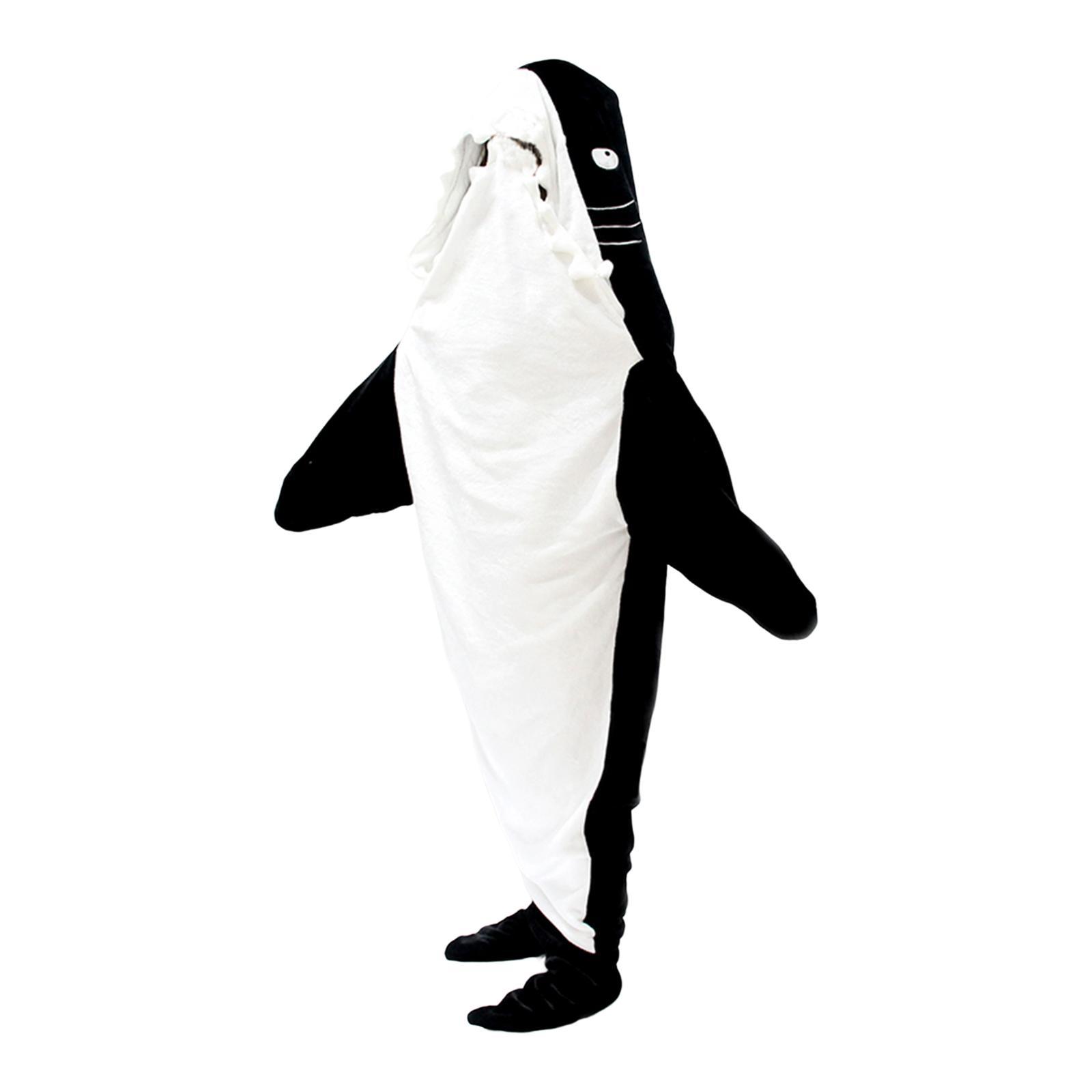 Wearable Shark Blanket Halloween Clothing Cozy Parties Cosplay Shark Costume