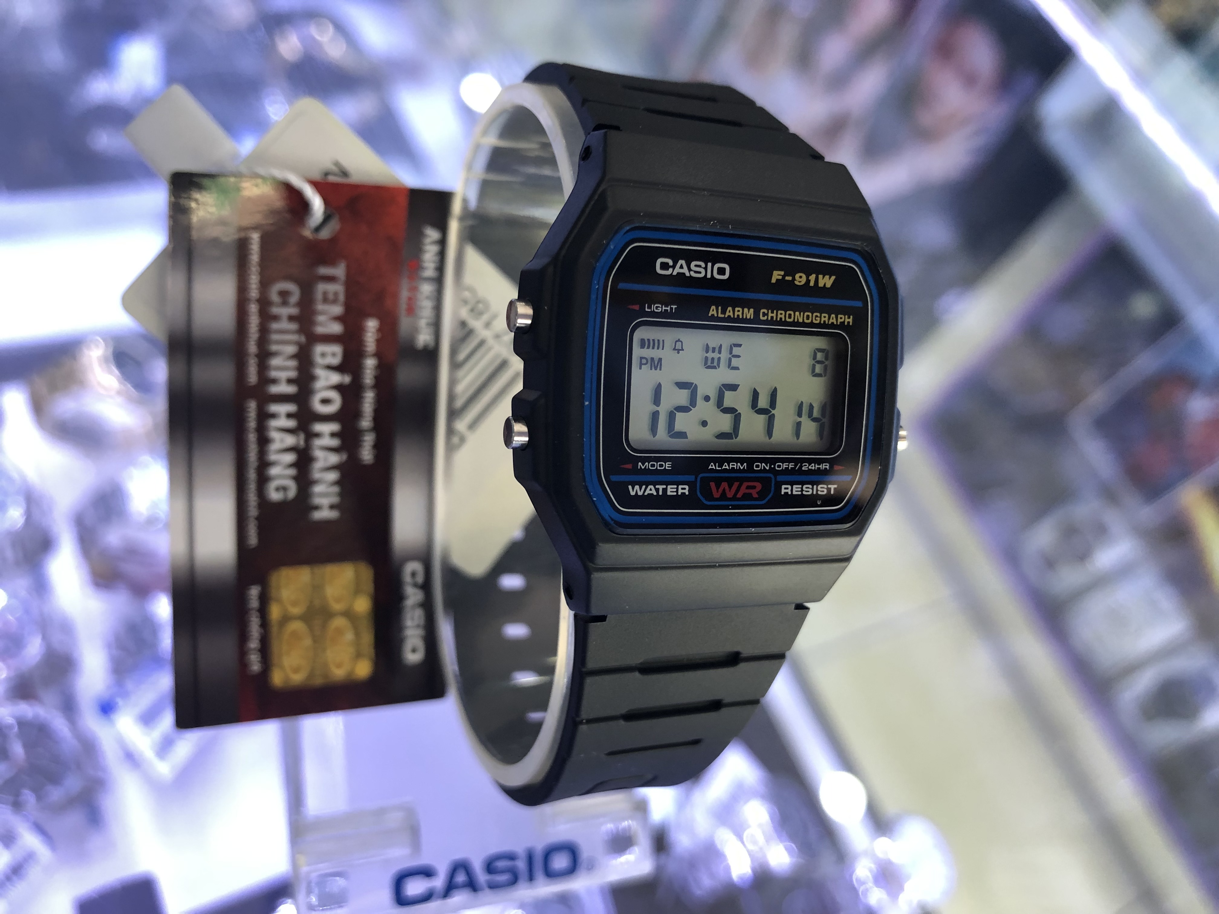 Đồng Hồ Nam Casio F91W-1DG Chính Hãng