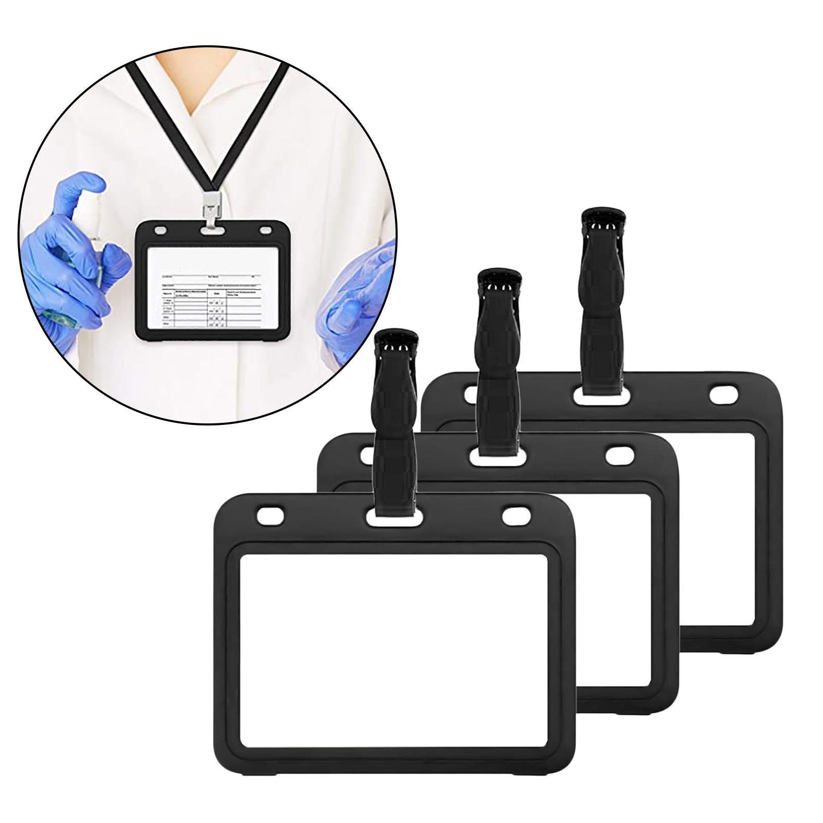 3 Piece Vaccination Card Protector 4 X 3 Inches Immunization Cards Horizontal Clear Holder Waterproof Portable