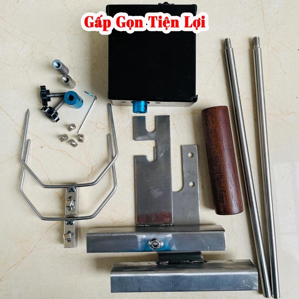 BẾP NƯỚNG THAN QUAY GẤP GỌN THÔNG MINH Model CH3Q