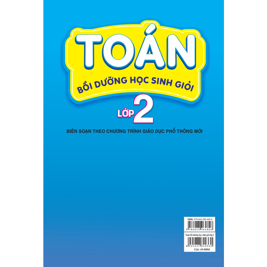 Sách - Toán Bồi Dưỡng Học Sinh Giỏi Lớp 2