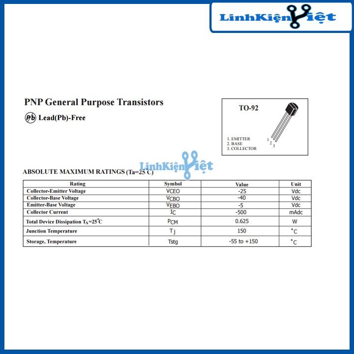 S9014 TO-92 TRANS NPN 0,1A 45V