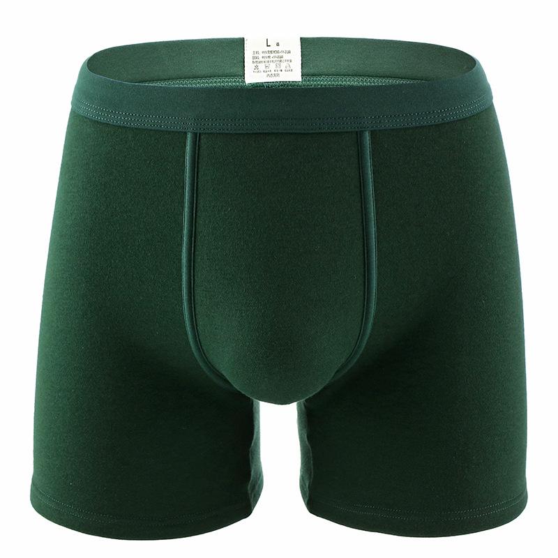 Nam Thêm Nhung Quần Lót Mùa Đông Cotton Dày Giữ Ấm Quần Short Plus Chân Dài Quần Lót Boxer Ông Già Nhiệt Quần Lót lớn