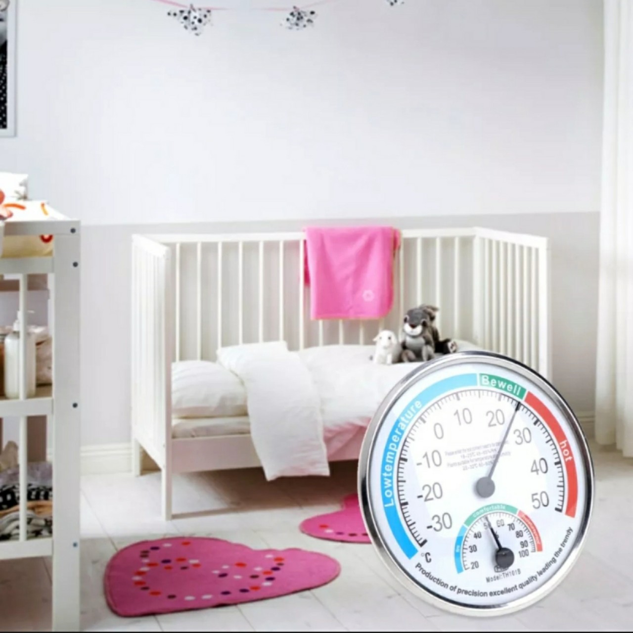 Đồng hồ Nhiệt kế đo nhiệt độ và độ ẩm 2in1 trong nhà ngoài trời loại tốt mẫu mới