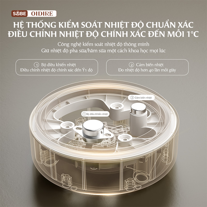 Máy tiệt trùng sữa Oidire ODI02A hàng chính hãng