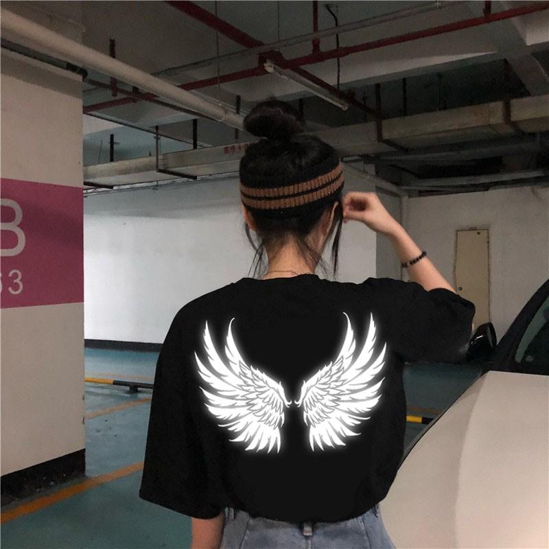 ÁO THUN TAY LỠ PHẢN QUANG ANGEL NAM NỮ