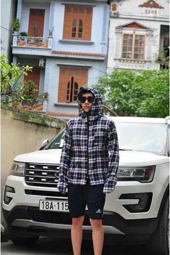 Áo chống nắng vải thô dành cho nam