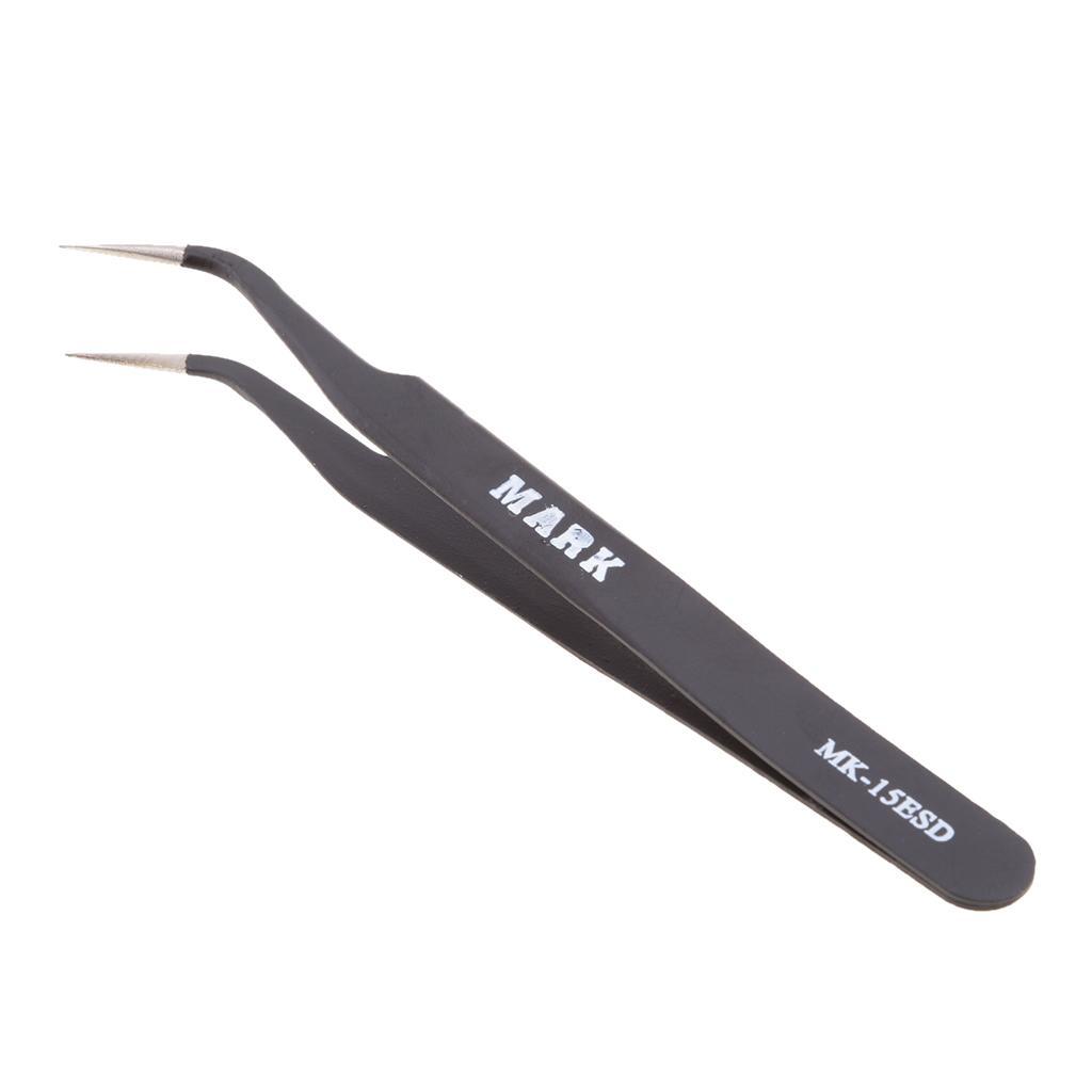 2 Pieces Professional Multi-purpose Metal Anti-Static X-type Pointed Tweezers Repair Tool for iPhone X 8 8 Plus Samsung Galaxy S8 S8+ Smart Phones, iPads, Laptops