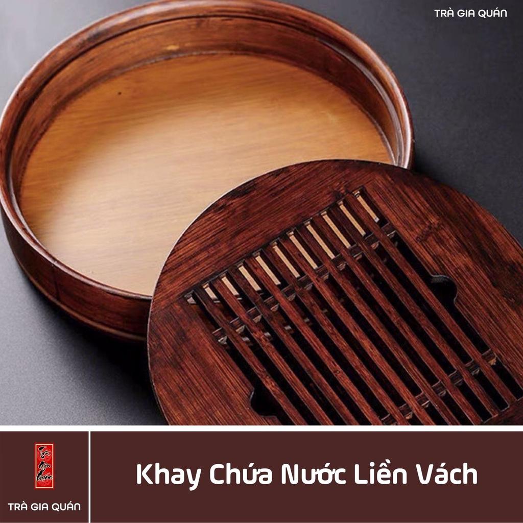 Khay Trà Tre Cao Cấp Tròn KT 14