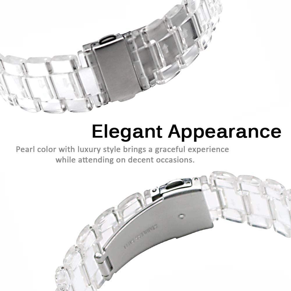 Dây Đeo Trong Suốt Cho Đồng Hồ Thông Minh Samsung Galaxy Watch Active 2 Galaxy Watch 3 41mm 45mm Galaxy Watch 42mm 46mm Galaxy Watch 4 40mm 44mm Galaxy Watch 4 Classic 42mm 46mm