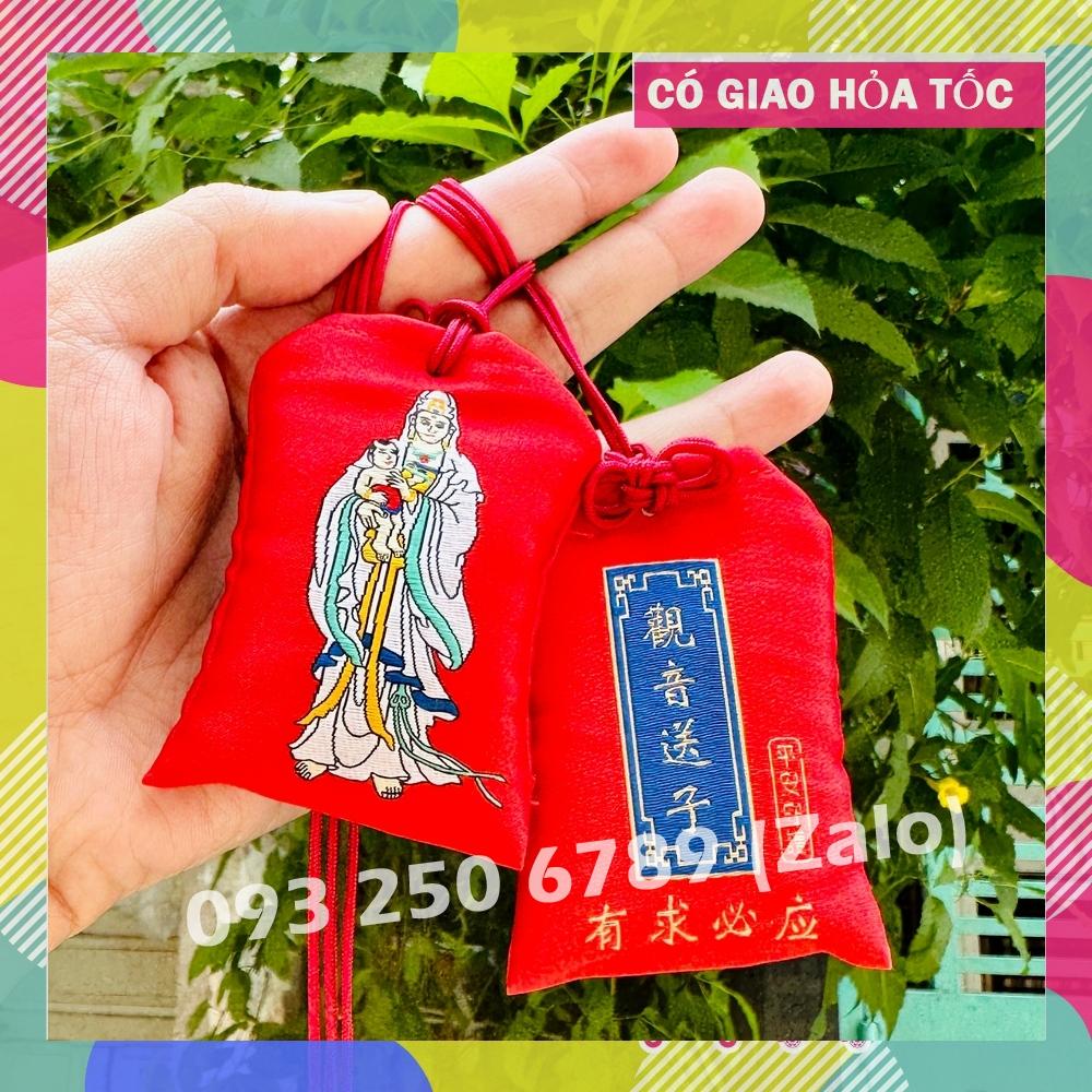 [RƯỚC LỘC]COMBO Bình An : TÚI QUAN ÂM + KIM BÀI QUAN THẾ ÂM BỒ TÁT cầu bình an- May Mắn Vượng Tài- Đã Khai Quang