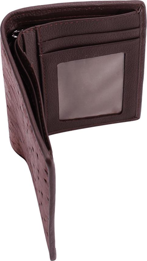 Ví Nam Huy Hoàng HT2409 (10 x 12.5 cm) - Nâu Đỏ