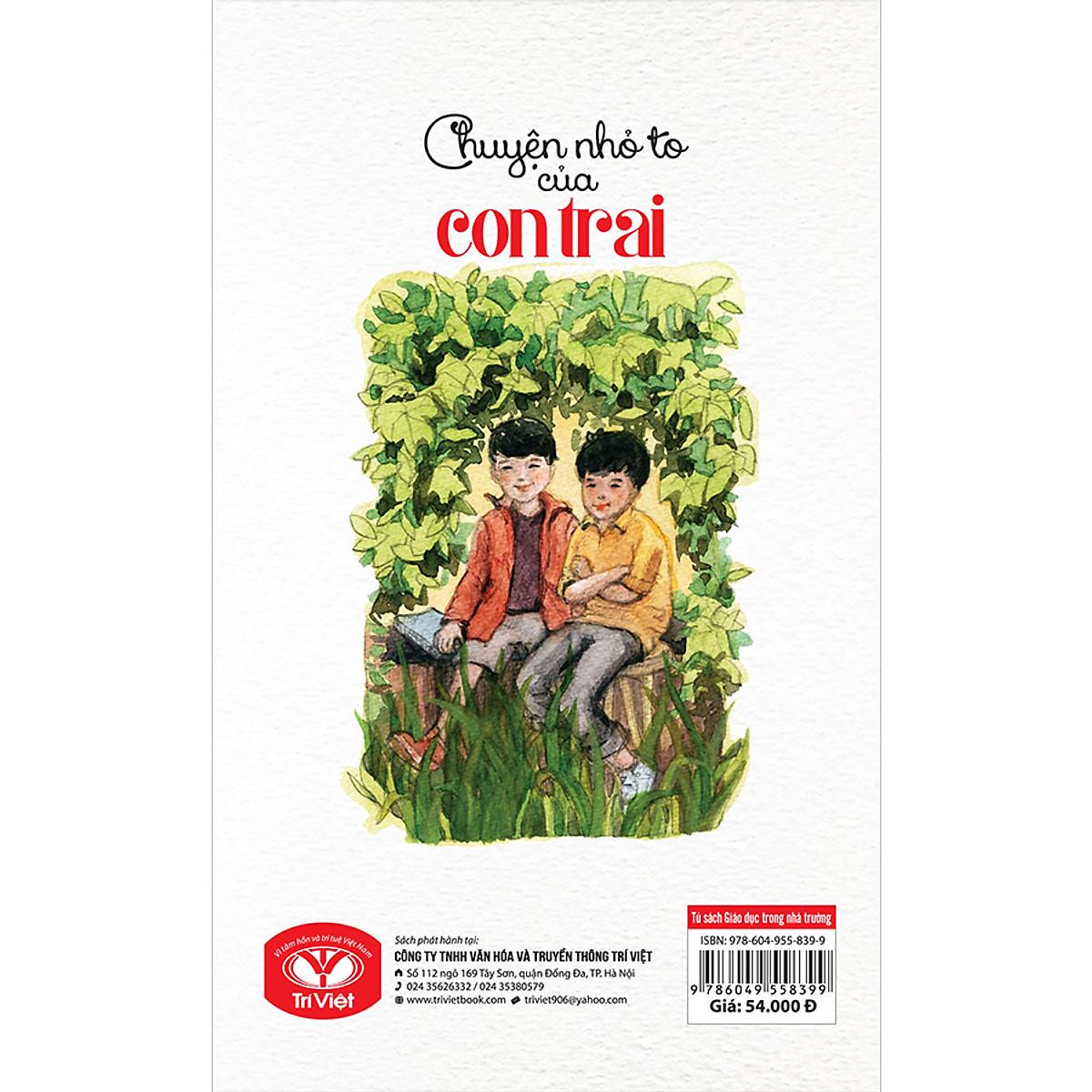 Tủ Sách Giáo Dục Trong Nhà Trường - Chuyện Nhỏ To Của Con Trai