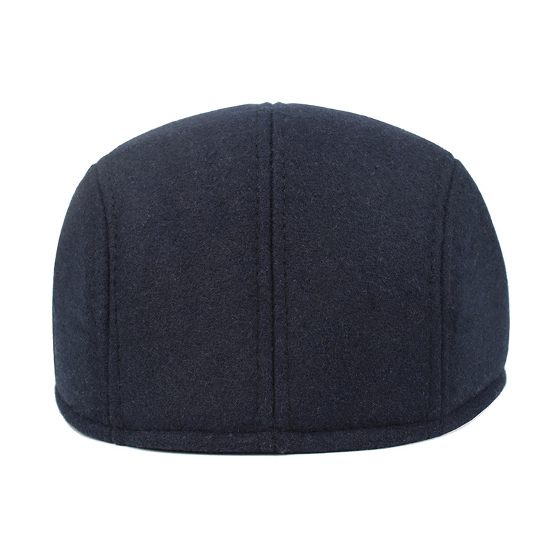 Nón mữ beret nam nữ giữ ấm vải nỉ 2 lớp dày mũ nồi lưỡi trai nón mỏ vịt dona23122401