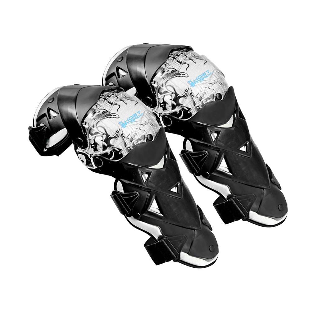 Motorcycle Dirt Bike Adult Knee Pads Protective Guards Armor Gear Pad White
