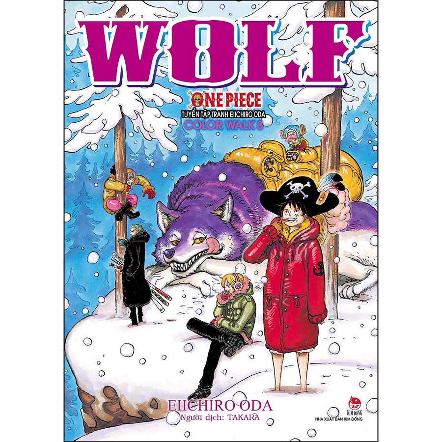 One Piece Color Walk Wolf - Tuyển Tập Tranh Eiichiro Oda Tập 8 [Tặng Sticker, Postcard]