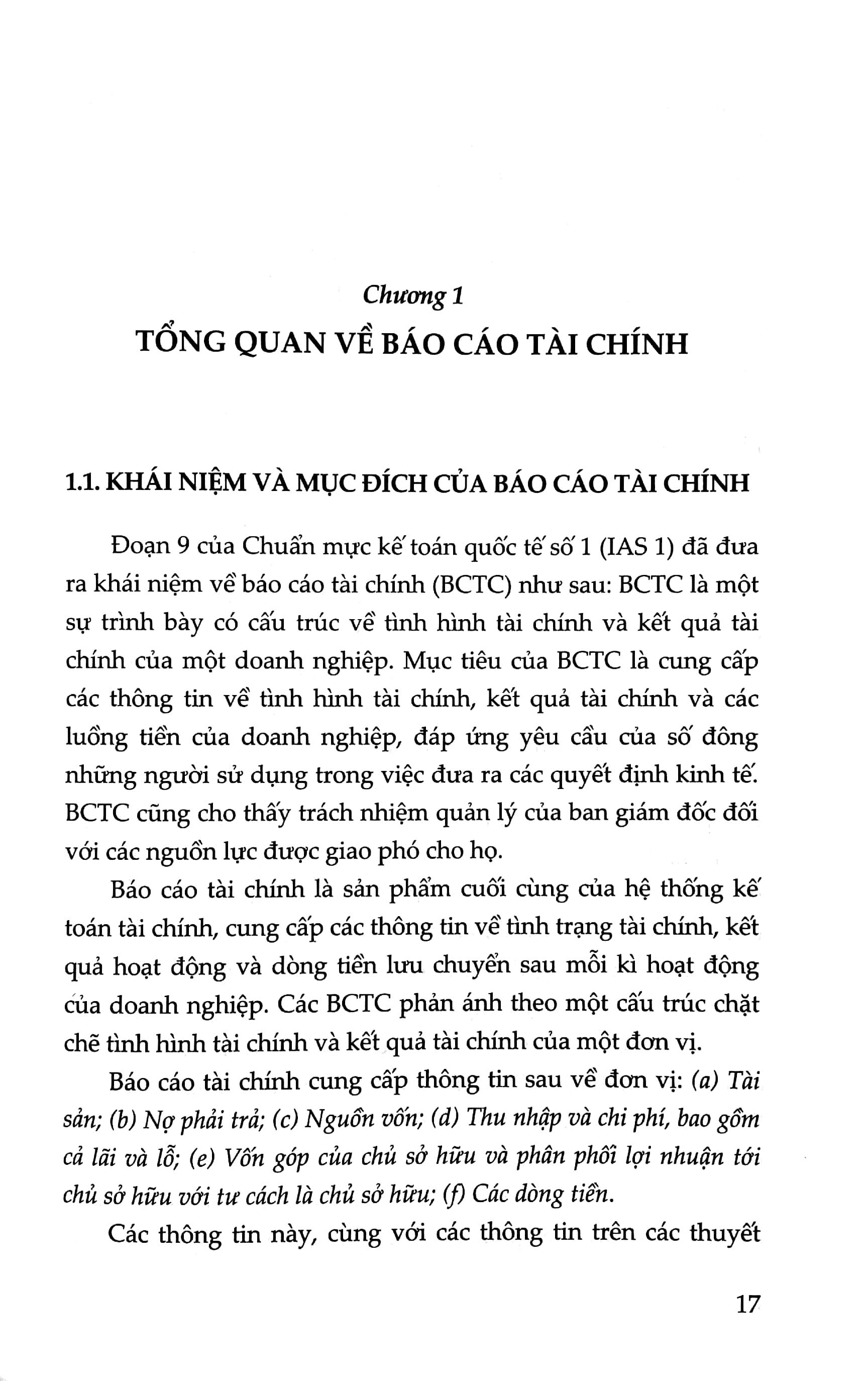 Báo Cáo Tài Chính - Lập, Phân Tích Và Quản Trị Rủi Ro Về Thuế