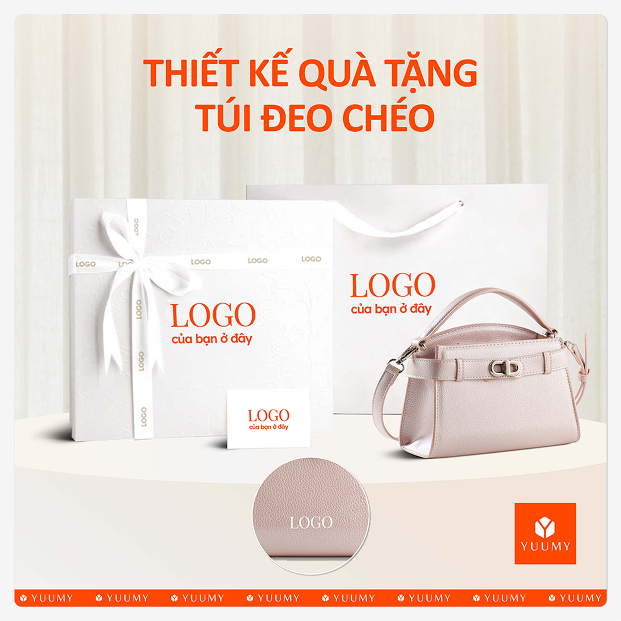 Túi đeo chéo nữ YUUMY YN232 (BST Pink Obsessed)